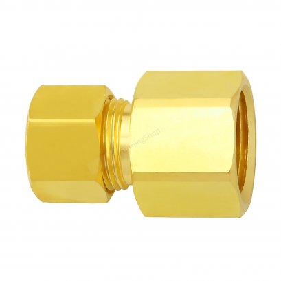ข้อต่อตรงตาไก่ตัวเมีย Compression Female Connector