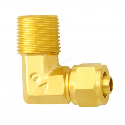 ข้องอสายลมเกลียวนอก