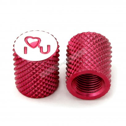 จุกลม I LOVE YOU ปาดหน้า-สีเหลือง