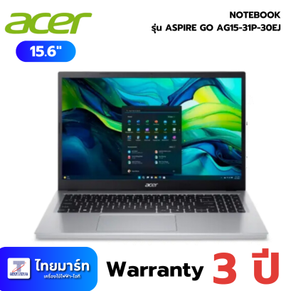 NOTEBOOK (โน้ตบุ๊ค)  Acer Aspire Go AG15-31P-30EJ Pure Silver