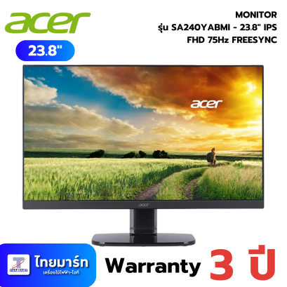 MONITOR (จอมอนิเตอร์) ACER SA240YABMI - 23.8 INCH IPS FHD 75Hz FREESYNC