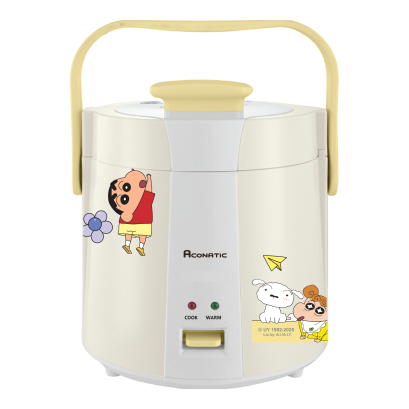 หม้อหุงข้าว ชินจัง 0.8 ลิตร รุ่น AN-RCC501 สีครีม