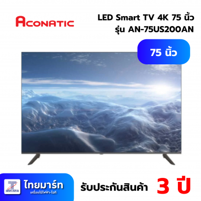 LED Smart TV 4K 75" Aconatic AN-75US200AN