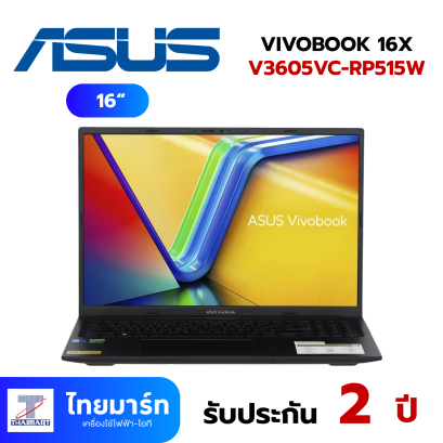 ASUS โน๊ตบุ๊ค Asus Vivobook 16X V3605VC-RP515W Black