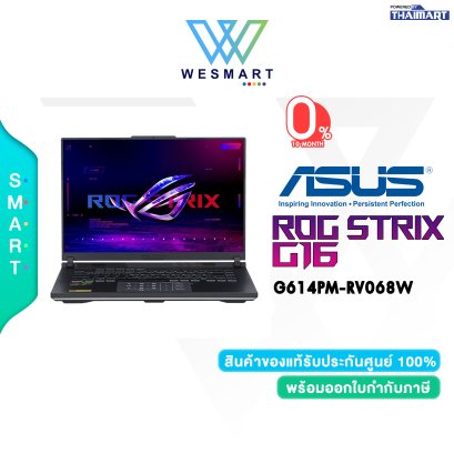 NOTEBOOK (โน้ตบุ๊ค) ASUS ROG Strix G614PM-RV068W (ECLIPSE GRAY)