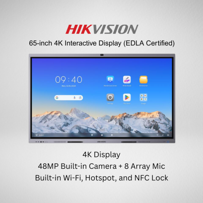 HIKVISION จอสัมผัส Interactive รุ่น DS-D5C65RB/B ขนาด 65-inch ประกันศูนย์