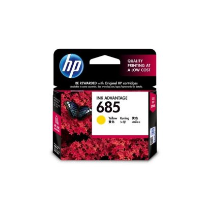 ตลับหมึกพิมพ์ HP 685 Original Ink Cartridge CZ124AA (Yellow)