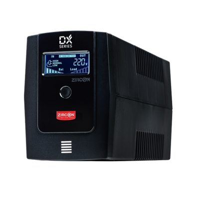 เครื่องสำรองไฟ ZIRCON DX-SERIES-1000VA/550W INTERACTIVE UPS