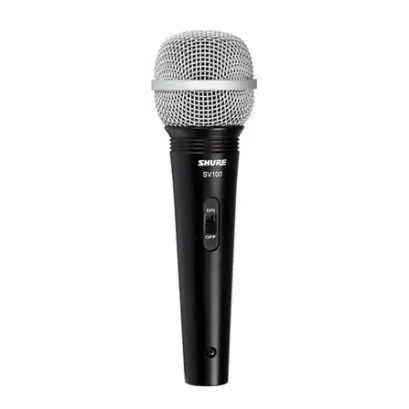SHURE ไมโครโฟน แบบมีสาย รุ่น SV100 สำหรับพูดและร้องเพลง พร้อมสาย Jack Phone