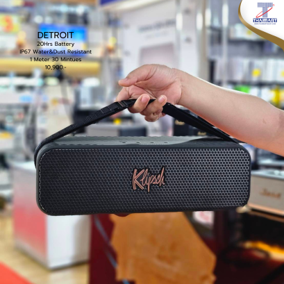 ลำโพง Klipsch Detroit Portable Speaker Black