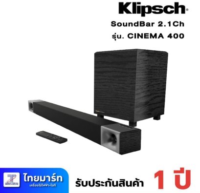 Klipsch CINEMA 400 Soundbar 2.1 Channel