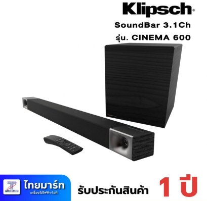 Klipsch CINEMA 600 Soundbar 3.1 Channel