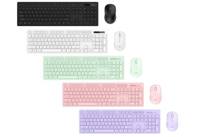 Micropack USB Wireless Keyboard & Mouse Combo (คีย์บอร์ดและเมาส์ไร้สาย) รุ่น KM-237W Advanced 2.4GHz/Warranty 1 years