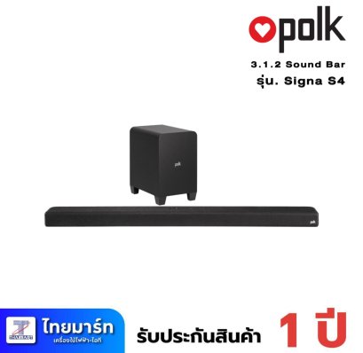 Polk Audio Signa S4 Dolby Atmos 3.1.2 Sound Bar