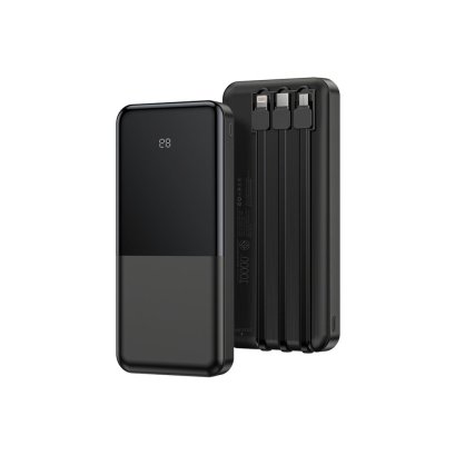 WHY แบตสำรอง powerbank 10,000 mAh PB-104E Black