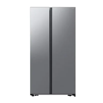 SAMSUNG ตู้เย็น Side by Side 20.6Q สีเงิน รุ่น RS57DG4000M9ST
