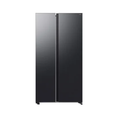 SAMSUNG ตูู้เย็น Side by Side SpaceMax Technology Ai 655L สีดำด้าน รุ่น RS70F65Q2FST