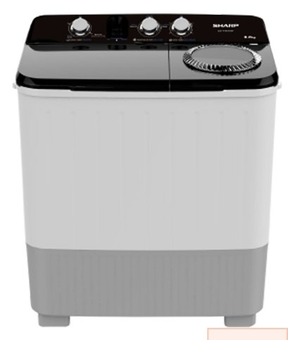 เครื่องซักผ้า 2 ถัง SHARP 9 กก. รุ่น ES-TW90W
