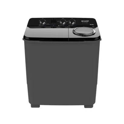 SHARP เครื่องซักผ้า 2ถัง 10Kg. สีดำ รุ่น ES-TW100BK