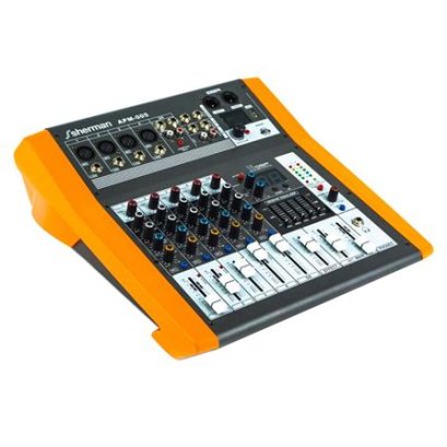 Sherman APM-005 เพาเวอร์มิกซ์ 6 แชนแนล Power Mixer