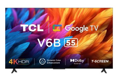 TCL LED Google TV 4K รุ่น 55V6B สมาร์ททีวีขนาด 55 นิ้ว