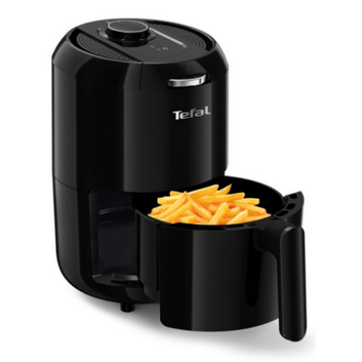 TEFAL Easy Fry Compact หม้อทอดไร้น้ำมัน (1030 วัตต์, 1.6 ลิตร, สีดำ) รุ่น EY1018