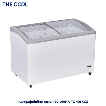 THE COOL ตู้แช่แข็งฝากระจก 14.3 คิว รุ่น Diana TC405KCG LED