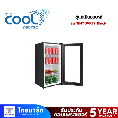 THE COOL ตู้แช่เย็นมินิบาร์ 2.7Q TINYBAR77 Black