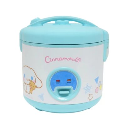 หม้อหุงข้าวไฟฟ้า ลายซินนาม่อนโรล รุ่น RC117 ขนาด 1 ลิตร สีฟ้า