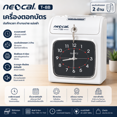NEOCAL เครื่องตอกบัตร รุ่น T-8B