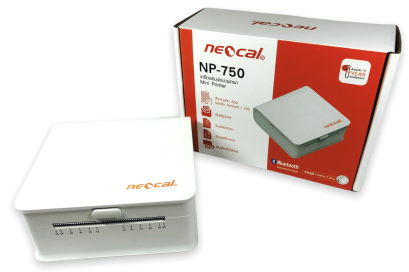 [CLEARANCE SALE] NEOCAL เครื่องพิมพ์ความร้อนขนาดพกพา นีโอแคล Mini Printer NP-750 สีขาว