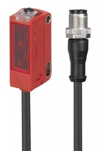 Distance diffuse sensor with background suppression