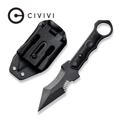 CIVIVI Orthrus Fixed Blade Knife G10 Handle (3.76&quot; Nitro-V Blade) C20037B-1