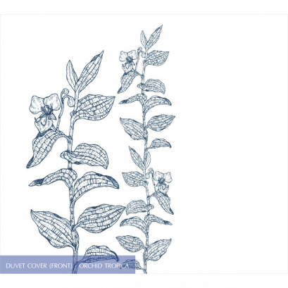 Orchid Tropica Fitted Sheet182x198