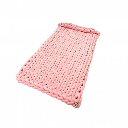 Cosy Braided Rug-Pink