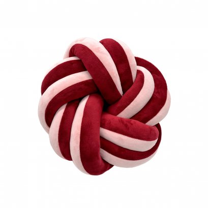Knot Cushion Star Pink-Red
