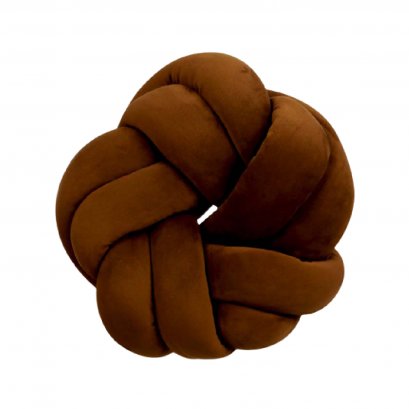 Knot Cushion Star-Brown