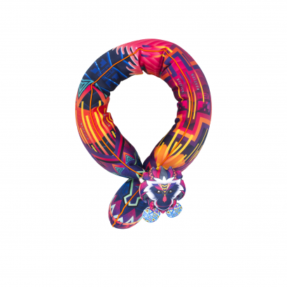 Scarf Pillow Velvet Monkey