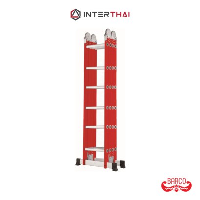 BARCO บันไดอเนกประสงค์ไฟเบอร์กลาส M5 4x6 24 ขั้น รับได้ 150 กิโลกรัม