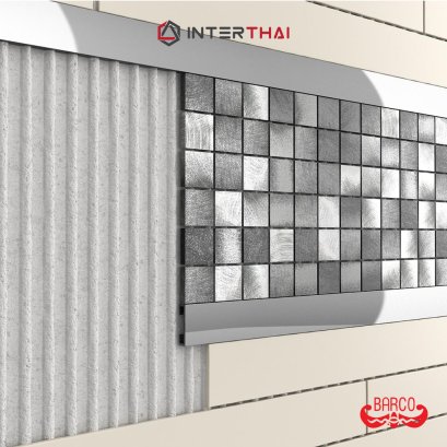 BARCO กรุยเชิงอลูมิเนียม 10 มิล 20 มิล ยาว 2 เมตร