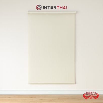 BARCO ม่านม้วน แบบทึบแสง (Blackout) สีครีม