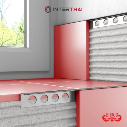 BARCO คิ้วจบขอบกระเบื้องอลูมิเนียม ยาว 2 เมตร