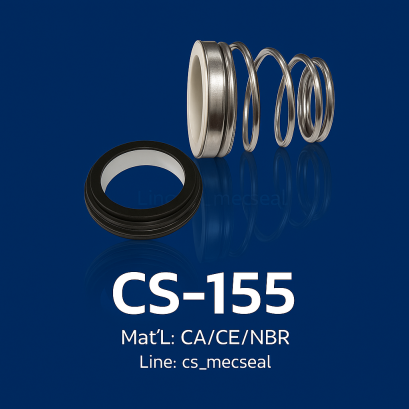 Mechanical Seal #155 | รุ่นยอดนิยม ซีลปั๊มน้ำ คาร์บอน เซรามิก NBR