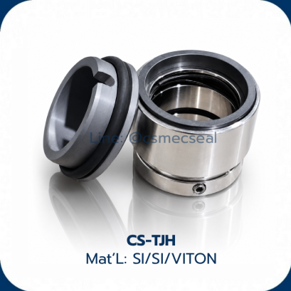 Mechanical Seal TJH | แมคคานิคอลซีล ซีลปั๊มน้ำทนความหนืด สปริงเวฟ (ทดแทน BURGMANN HJ92N)