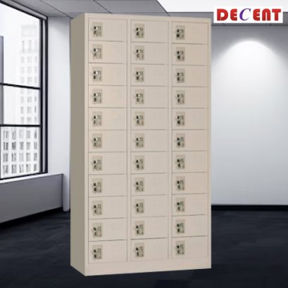 ตู้ล็อคเกอร์ 33 ช่อง มีกุญแจล็อค DECENT รุ่น 3L-B11