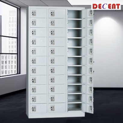 ตู้ล็อคเกอร์ 33 ช่อง มีกุญแจล็อค DECENT รุ่น 3L-B11