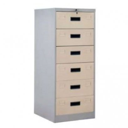 ตู้เหล็กเก็บบัตร 6 ลิ้นชัก ELEGANT รุ่น FDC06