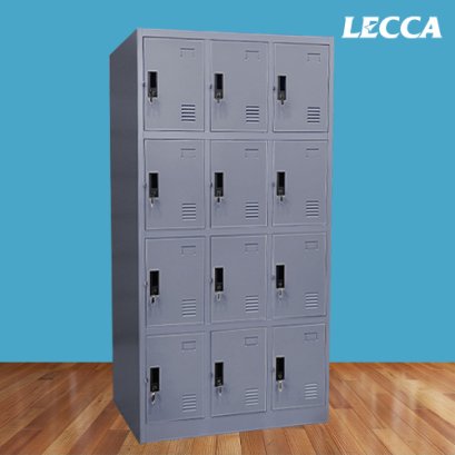 ตู้ล็อคเกอร์ 12 ช่อง มีกุญแจล็อค LECCA รุ่น 5LK-012
