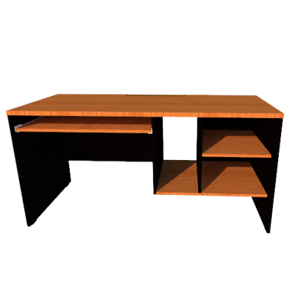 โต๊ะคอมพิวเตอร์ 2 ชั้นโล่งขวา LEGACY รุ่น LP-AC-1560-E1N2R