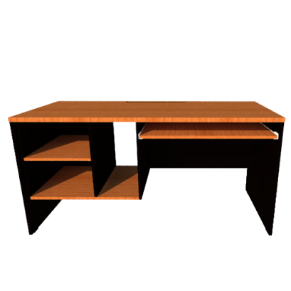 โต๊ะคอมพิวเตอร์ 2 ชั้นโล่งซ้าย LEGACY รุ่น LP-AC-1560-E1N2L